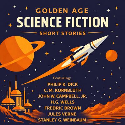 Golden Age Science Fiction Short Stories: The Marching Morons, A Pail of Air, Second Variety, The Defenders, The Last Evolution, The Star, In The Year 2889 and A Martian Odyssey Audibook, by Jules Verne