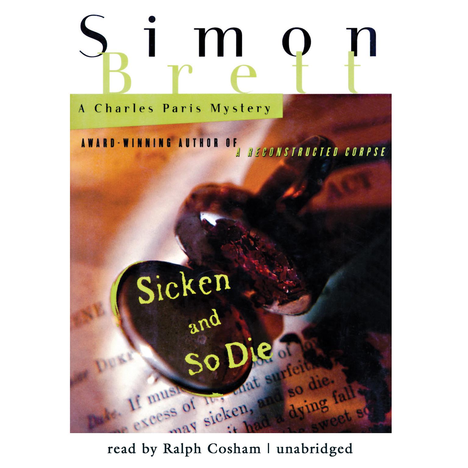Sicken and So Die Audiobook, by Simon Brett