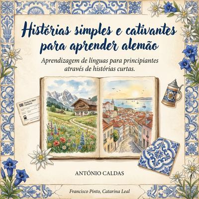 Histórias simples e cativantes para aprender alemão: Aprendizagem de línguas para principiantes através de histórias curtas Audibook, by António Caldas