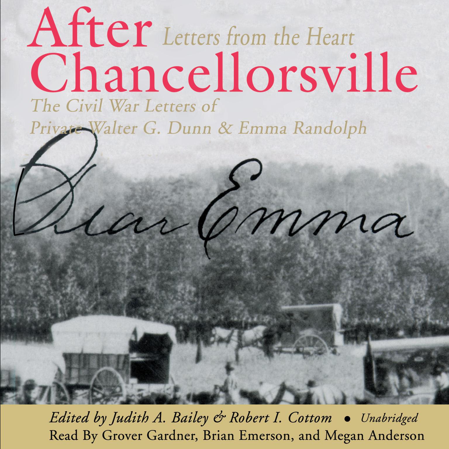 After Chancellorsville: Letters from the Heart: The Civil War Letters of Private Walter G. Dunn and Emma Randolph Audiobook, by Judith A. Bailey