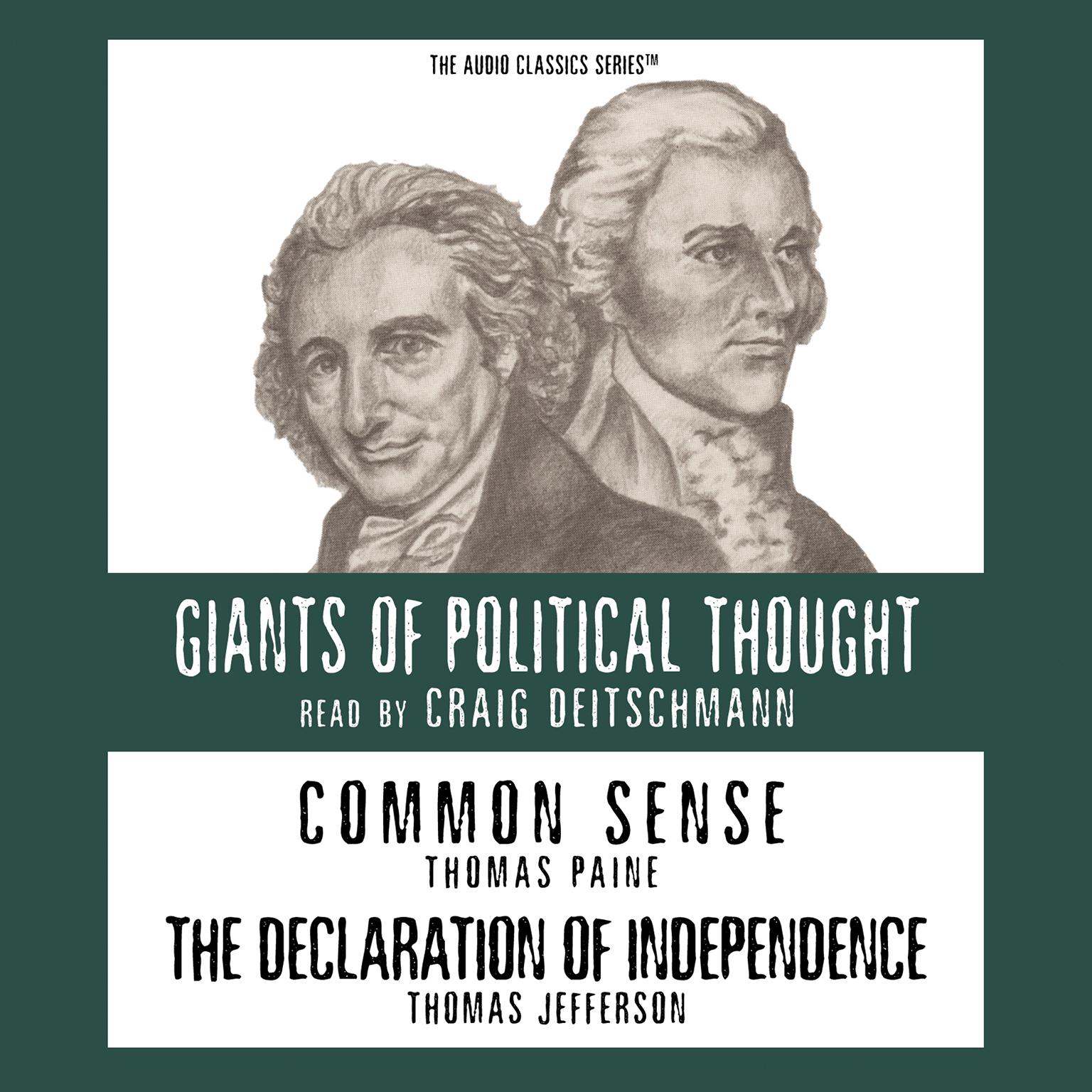 Common Sense and The Declaration of Independence Audiobook, by Thomas Paine