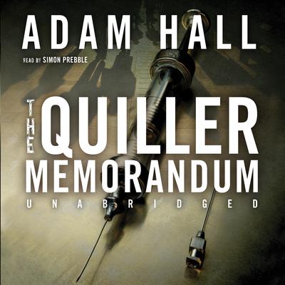 The Quiller Memorandum Audiobook, by Adam Hall