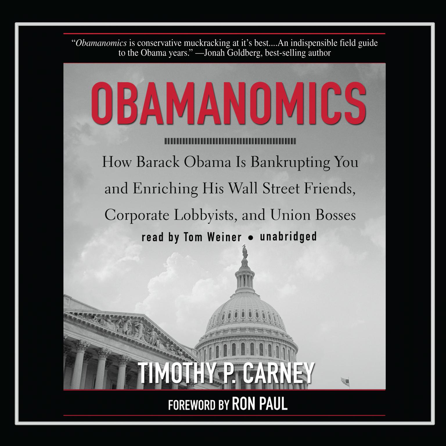 Obamanomics: How Barack Obama Is Bankrupting You and Enriching His Wall Street Friends, Corporate Lobbyists, and Union Bosses Audiobook