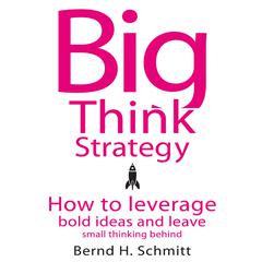 Big Think Strategy: How to Leverage Bold Ideas and Leave Small Thinking Behind Audiobook, by Bernd H. Schmitt