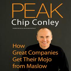 Peak: How Great Companies Get Their Mojo from Maslow Audiobook, by Chip Conley