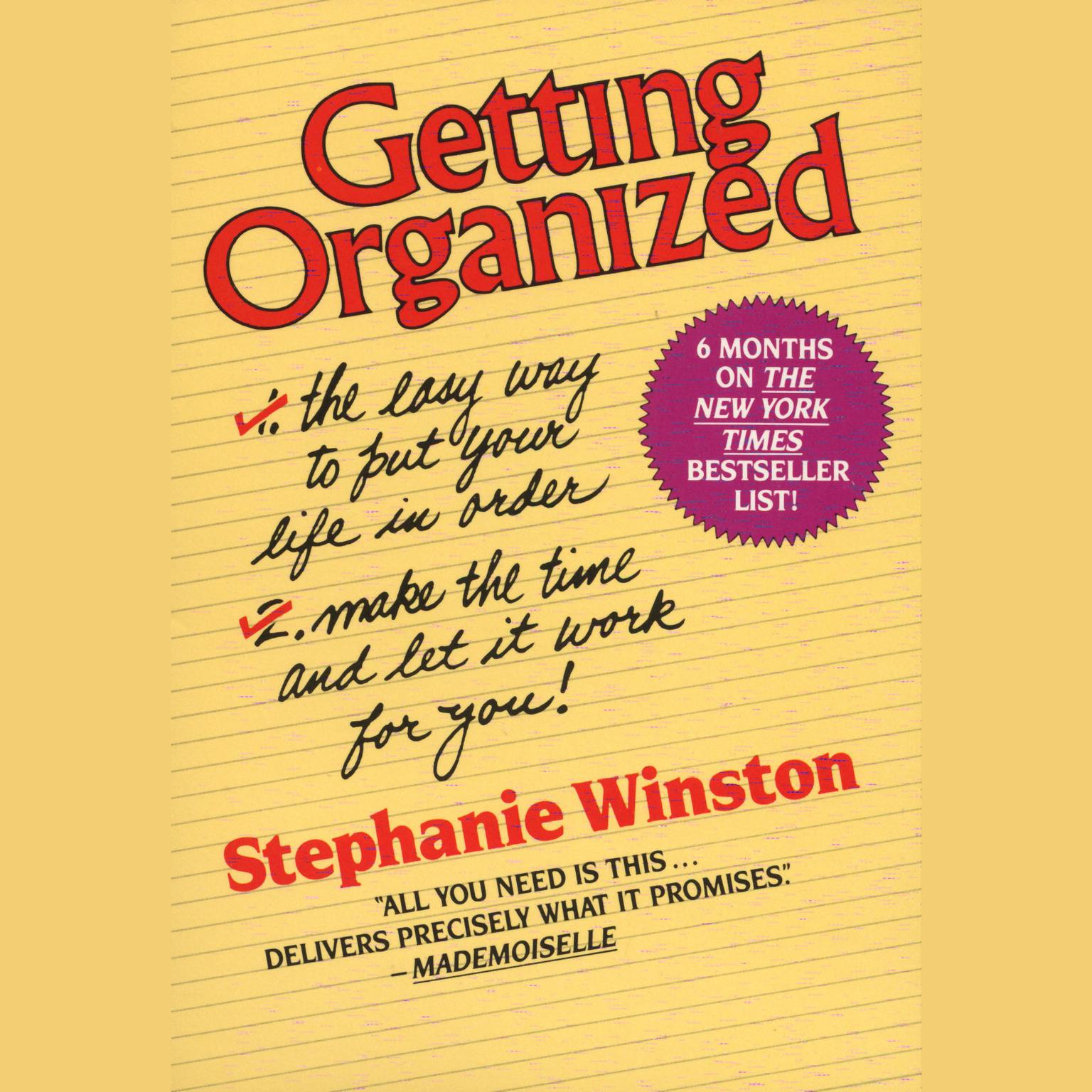 Getting Organized (Abridged) Audiobook