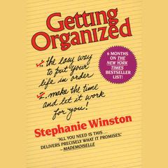 Getting Organized Audiobook, by Stephanie Winston