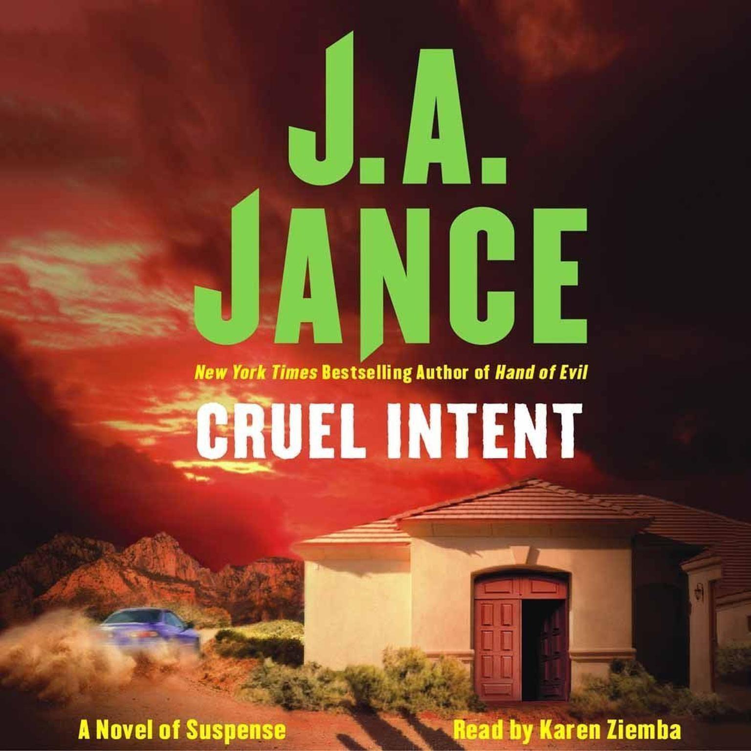 Cruel Intent (Abridged): A Novel of Suspense Audiobook, by J. A. Jance