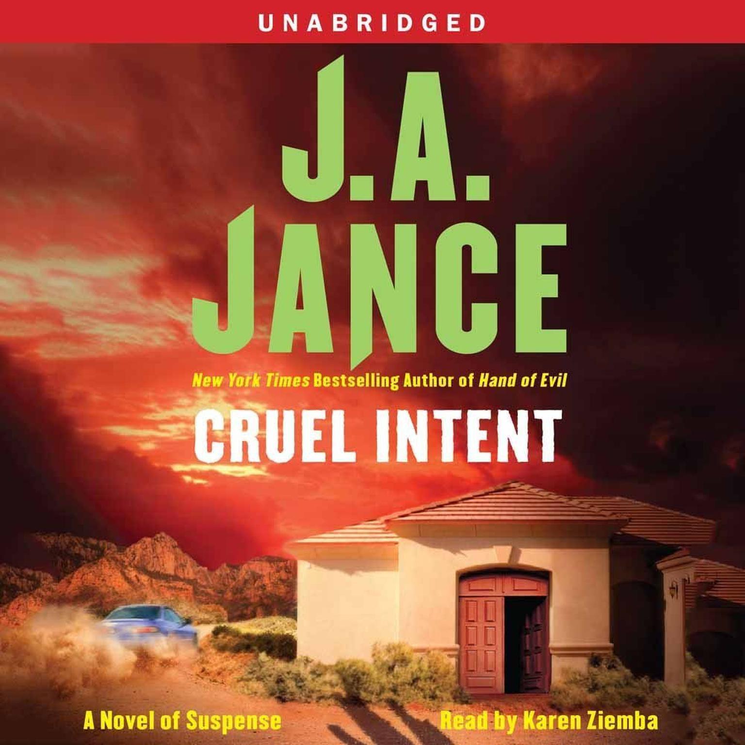 Cruel Intent: A Novel of Suspense Audiobook, by J. A. Jance
