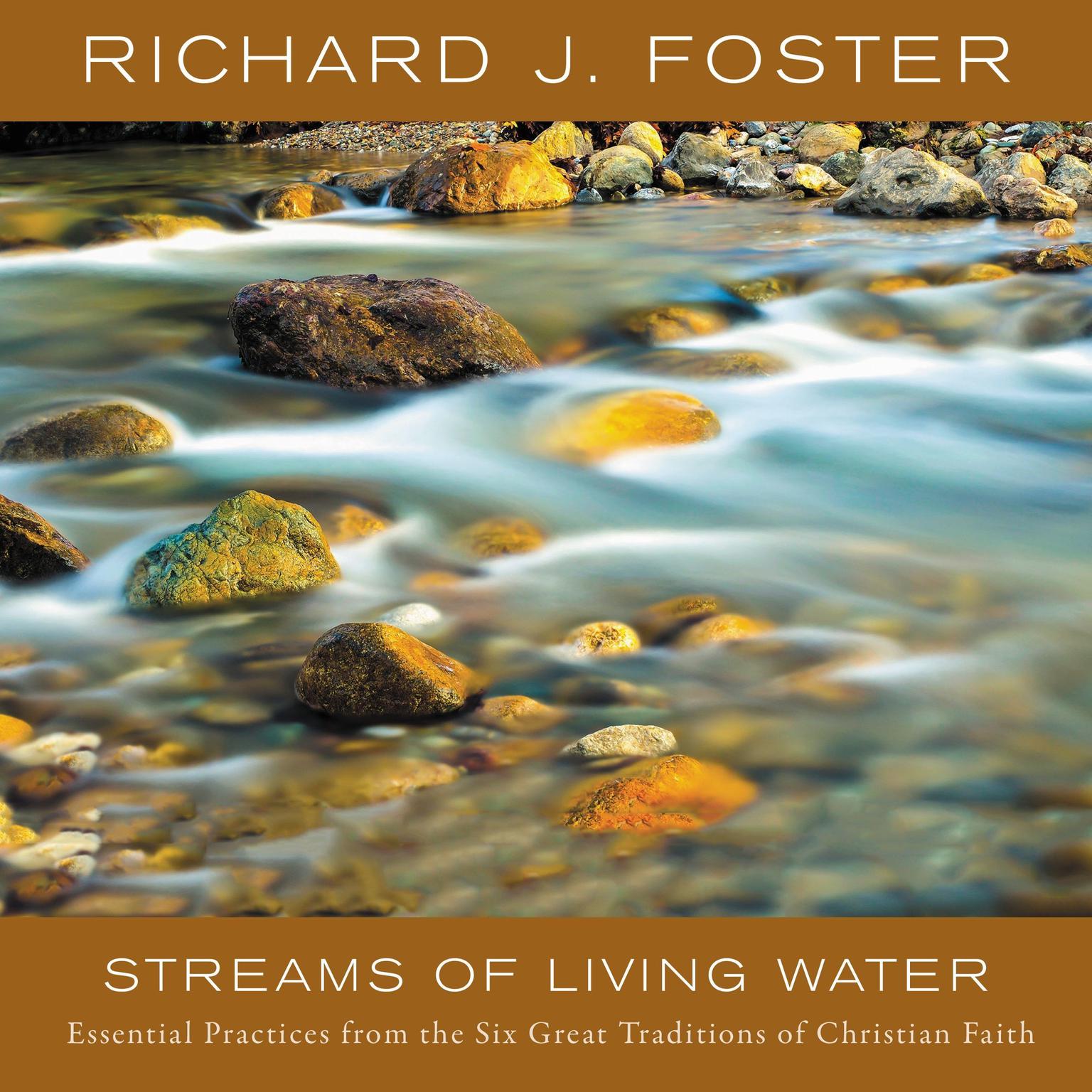 STREAMS OF LIVING WATER (Abridged): Essential Practices from the Six Great Traditions of Christian Faith Audiobook, by Richard J. Foster
