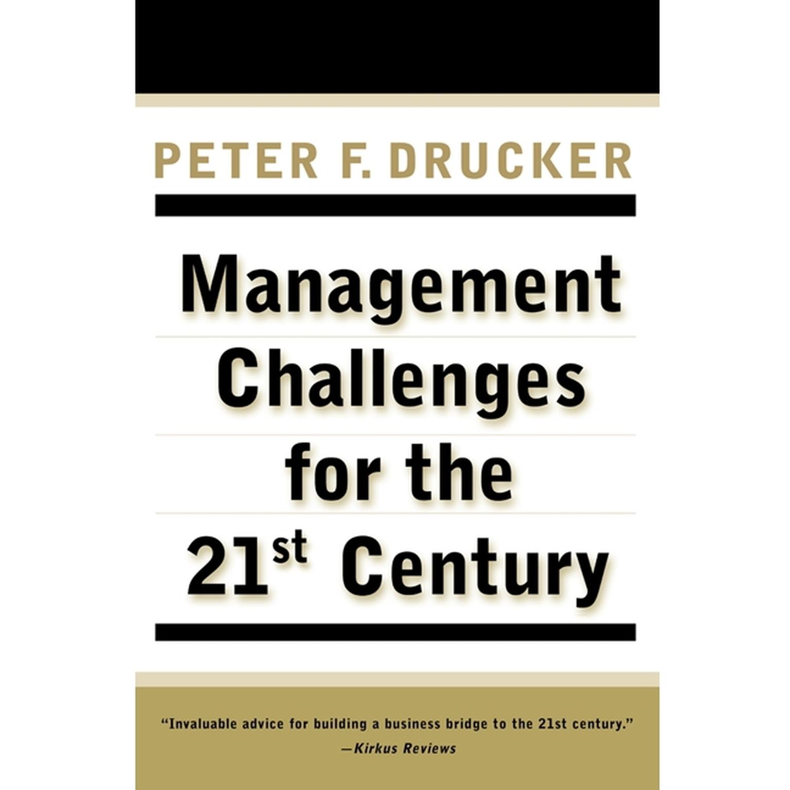 Management Challenges for the 21St Century (Abridged) Audiobook, by Peter F. Drucker