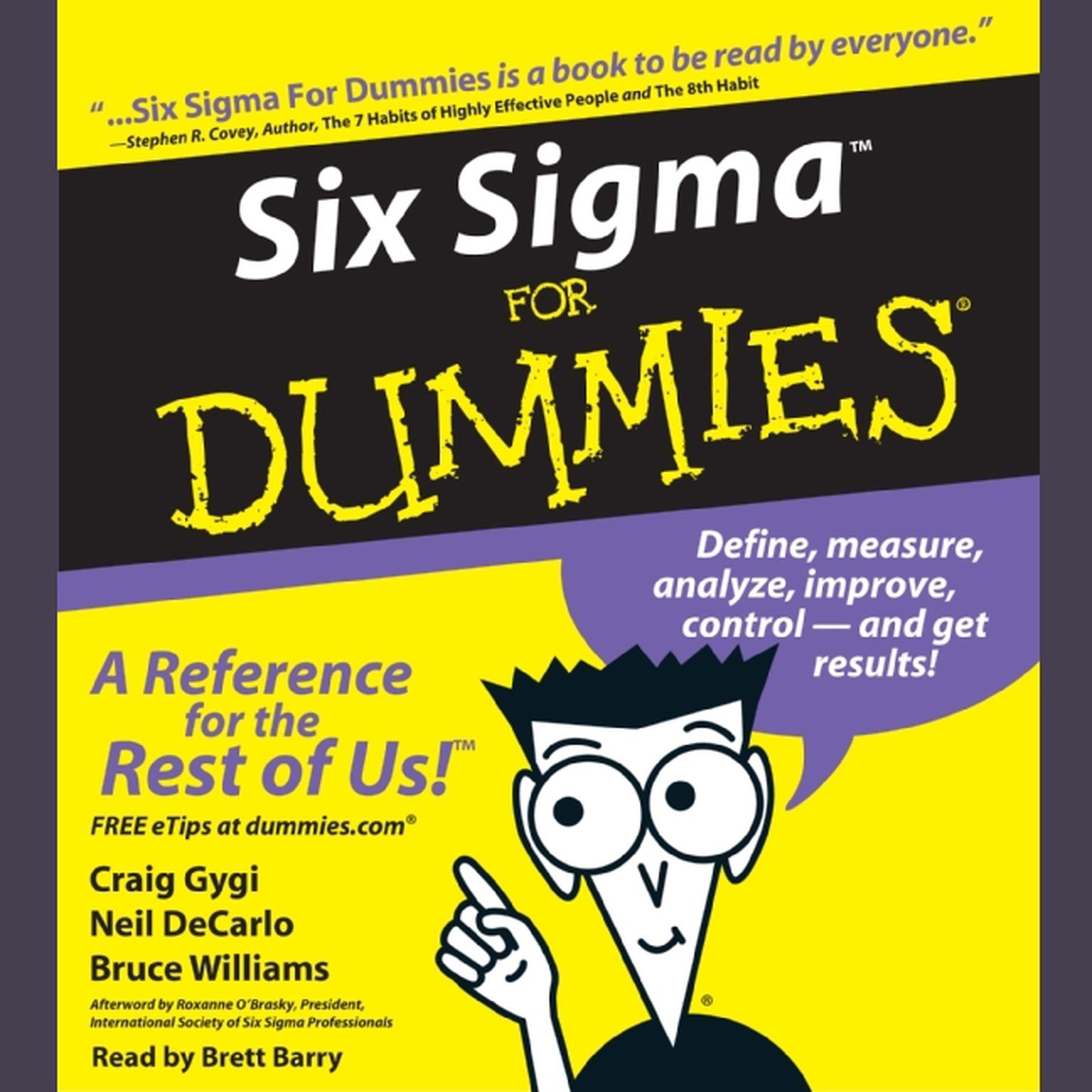 Six Sigma For Dummies (Abridged) Audiobook, by Craig Gygi