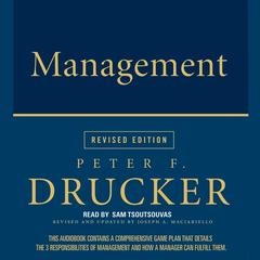 Management Rev Ed Audiobook, by Peter F. Drucker