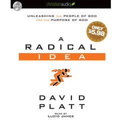 A Radical Idea: Unleashing the People of God for the Purpose of God Audiobook, by David Platt