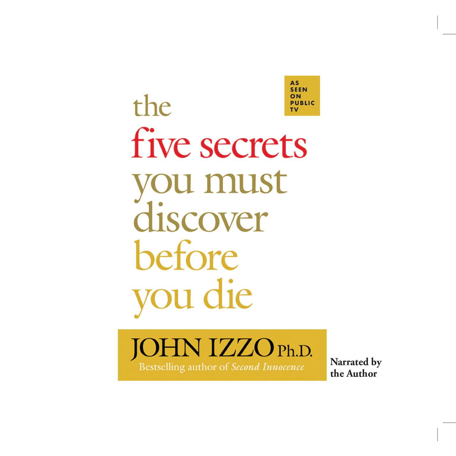 The Five Secrets You Must Discover Before You Die Audiobook, by John Izzo