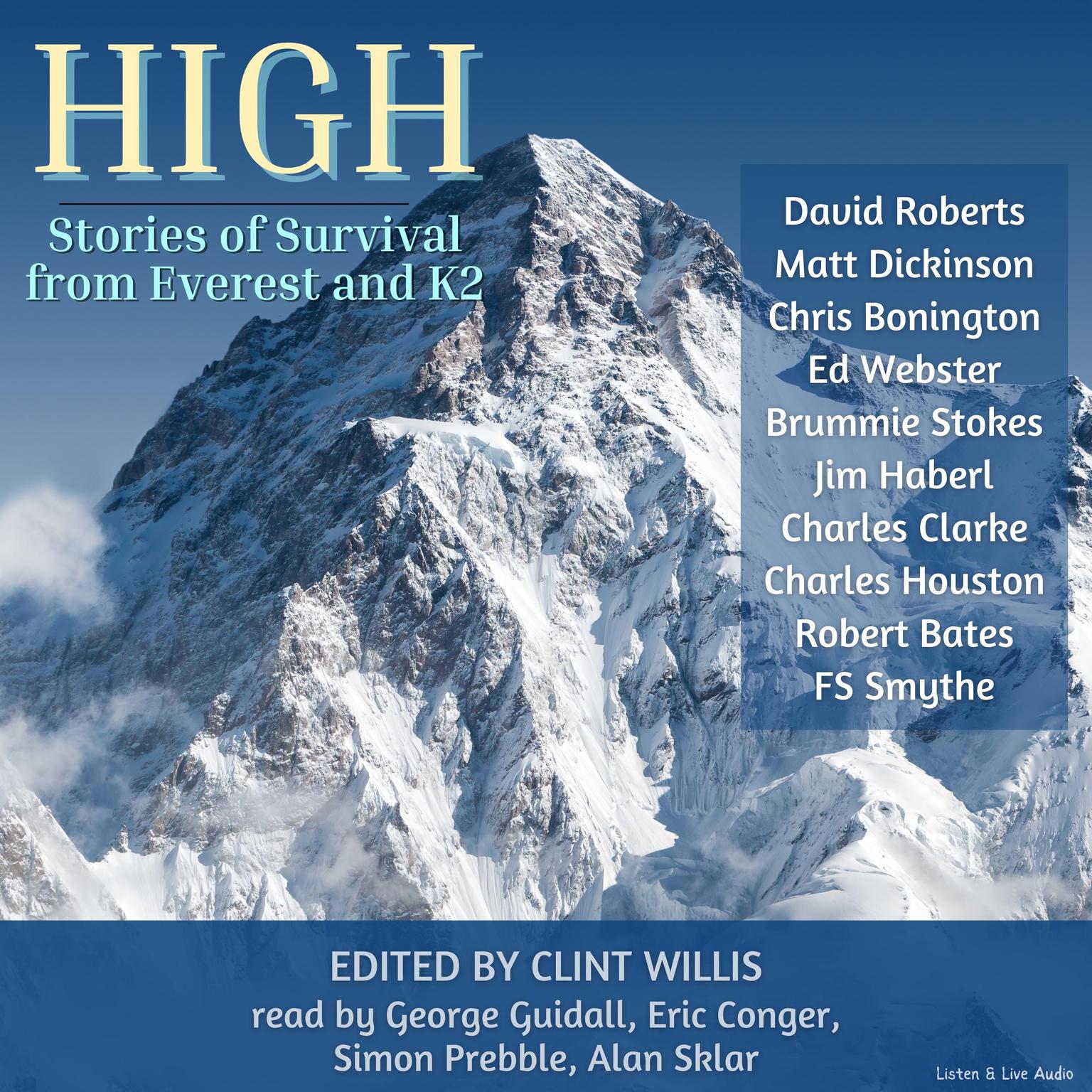 High: Stories of Survival From Everest and K2: Stories of Suvival from Everest and K2 Audiobook, by David Roberts