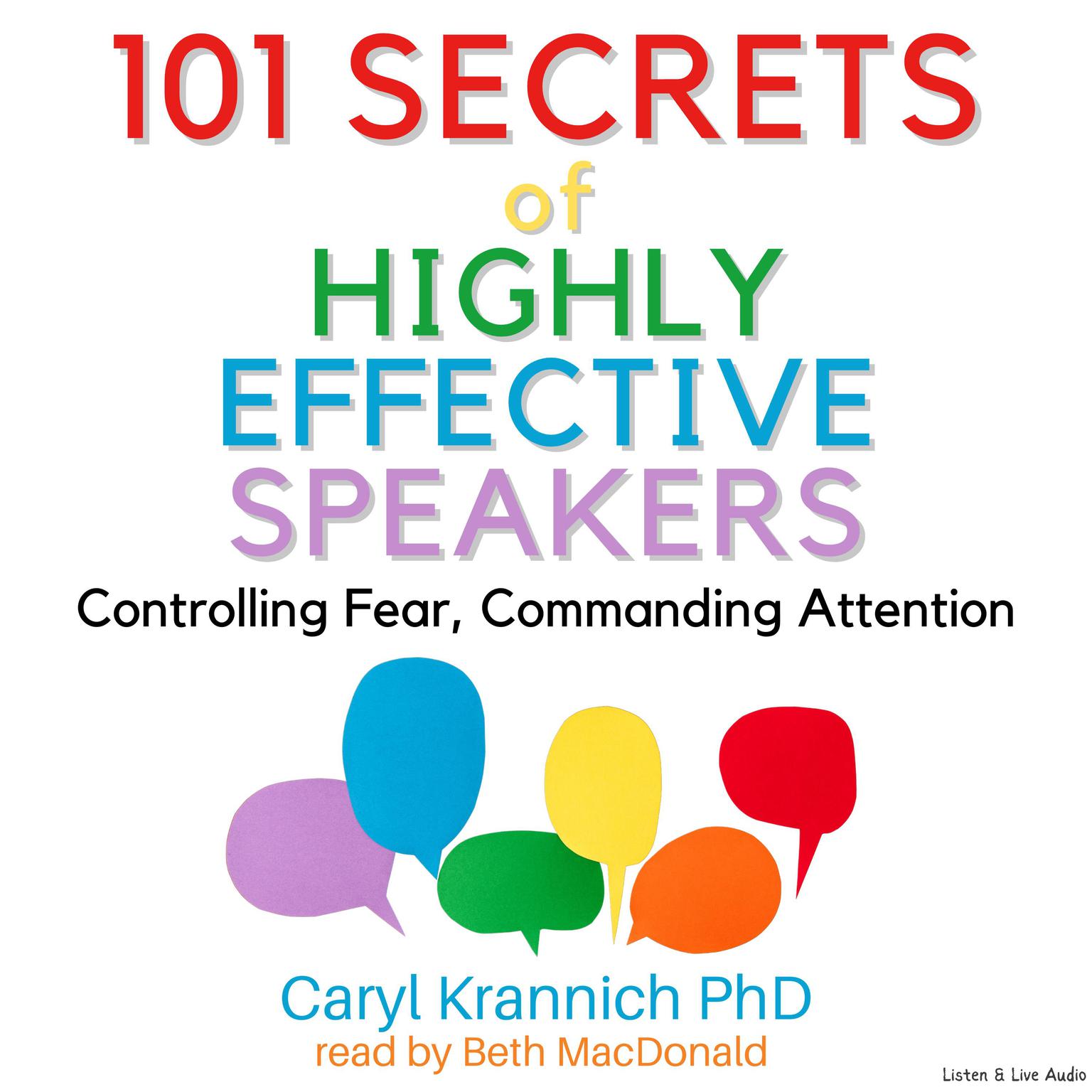 101 Secrets of Highly Effective Speakers (Abridged) Audiobook, by Caryl Rae Krannich