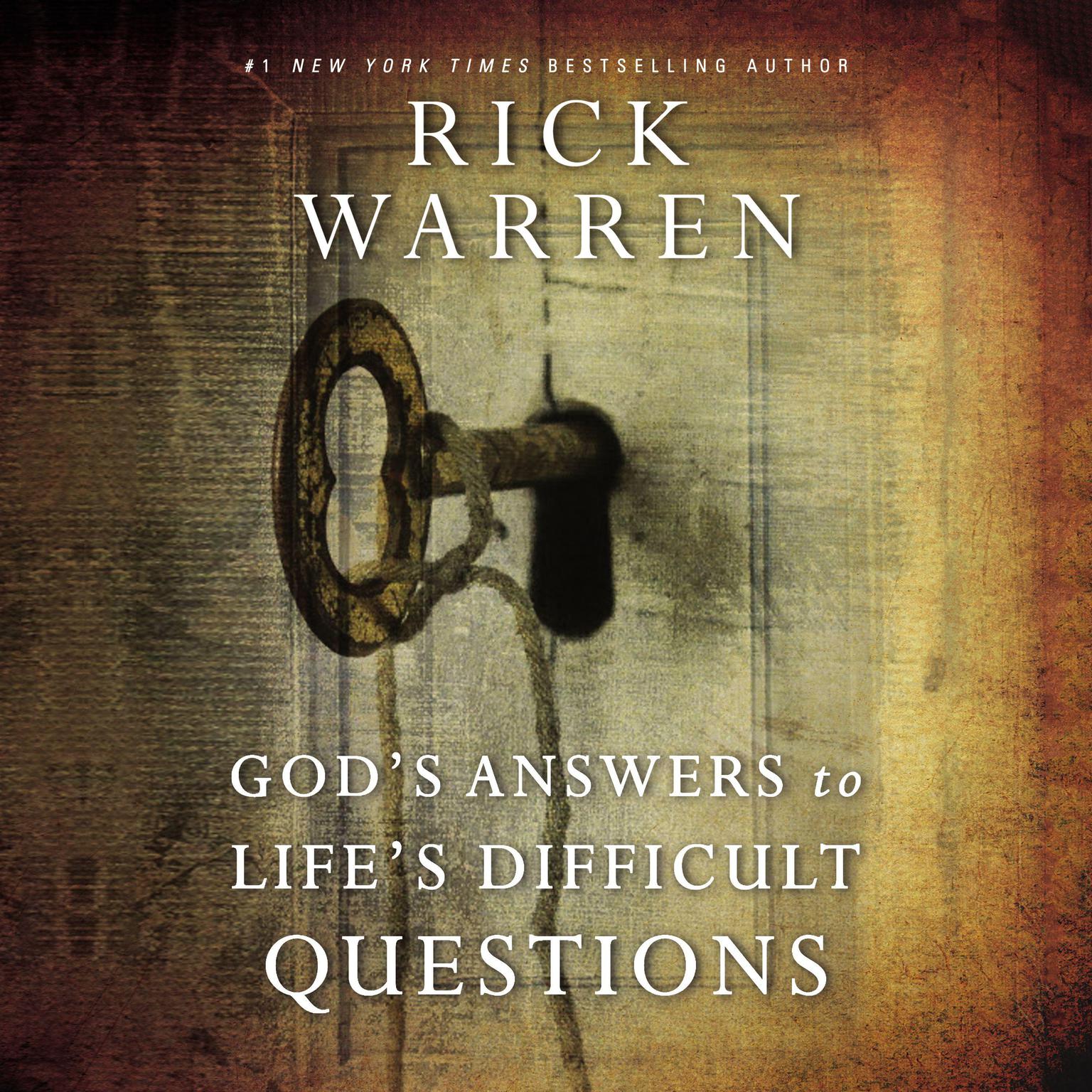 Gods Answers to Lifes Difficult Questions Audiobook, by Rick Warren