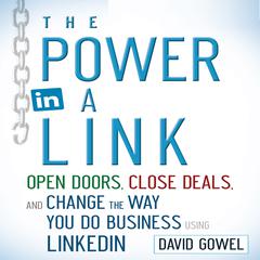 The Power in a Link: Open Doors, Close Deals, and Change the Way You Do Business Using LinkedIn Audiobook, by David Gowel