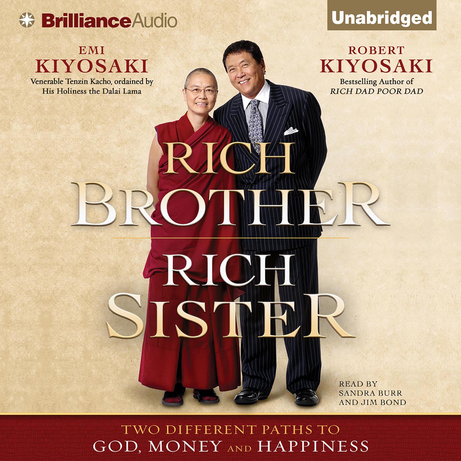 Rich Brother, Rich Sister: Two Different Paths to God, Money and Happiness Audiobook, by Robert T. Kiyosaki