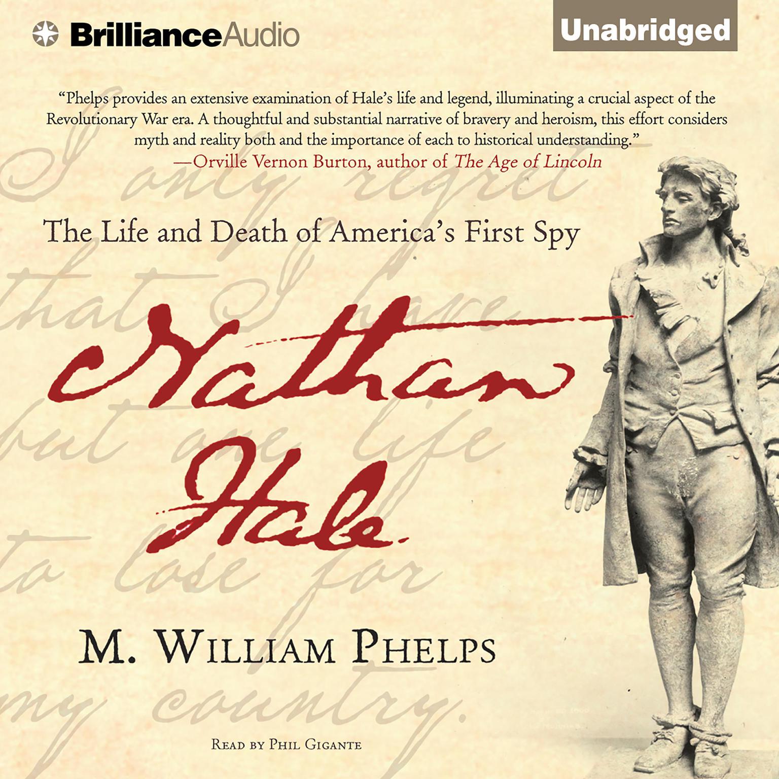 Nathan Hale: The Life and Death of Americas First Spy Audiobook, by M. William Phelps