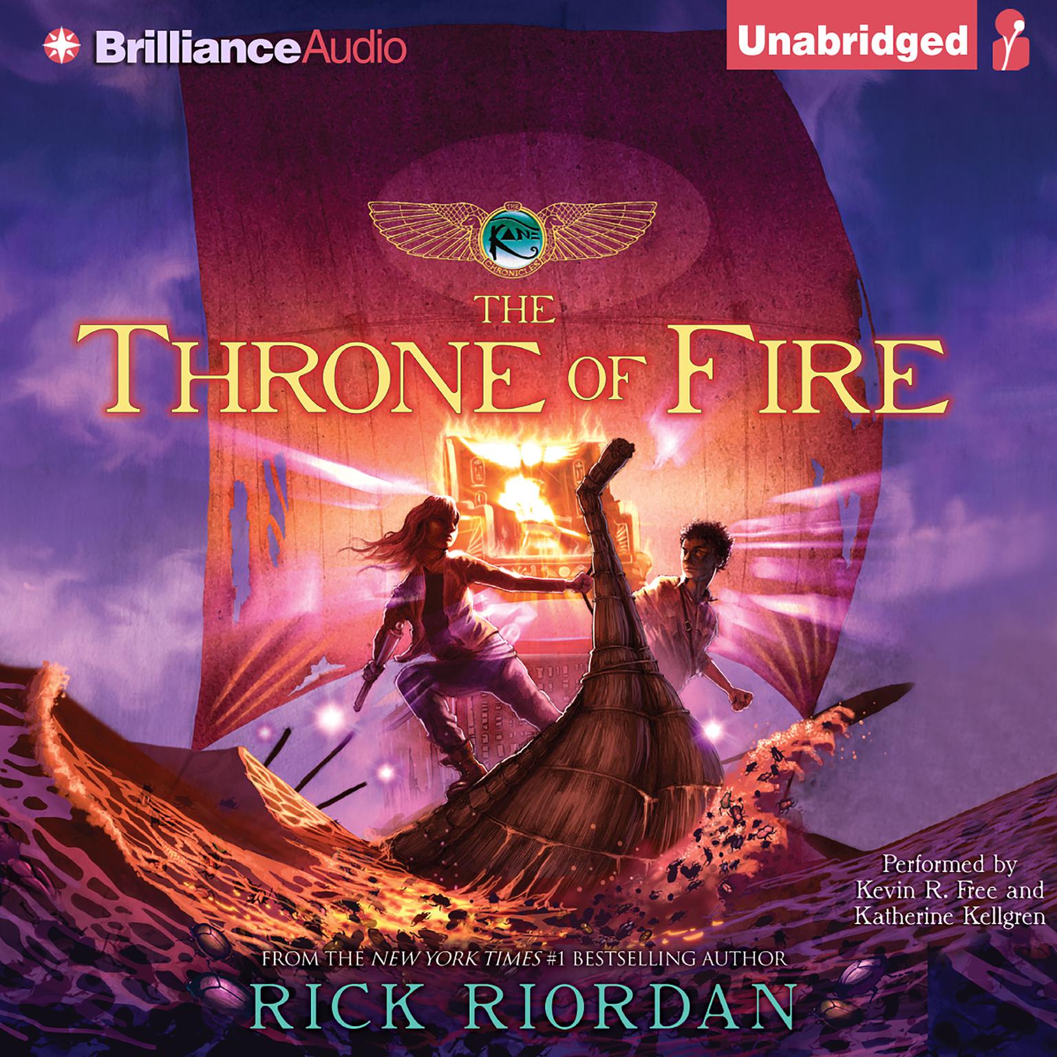 The Throne of Fire Audiobook, by Rick Riordan