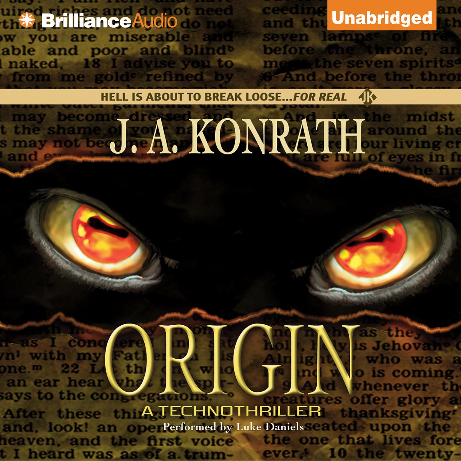 Origin: A Thriller Audiobook, by J. A. Konrath