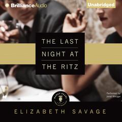 The Last Night at the Ritz Audiobook, by Elizabeth Savage