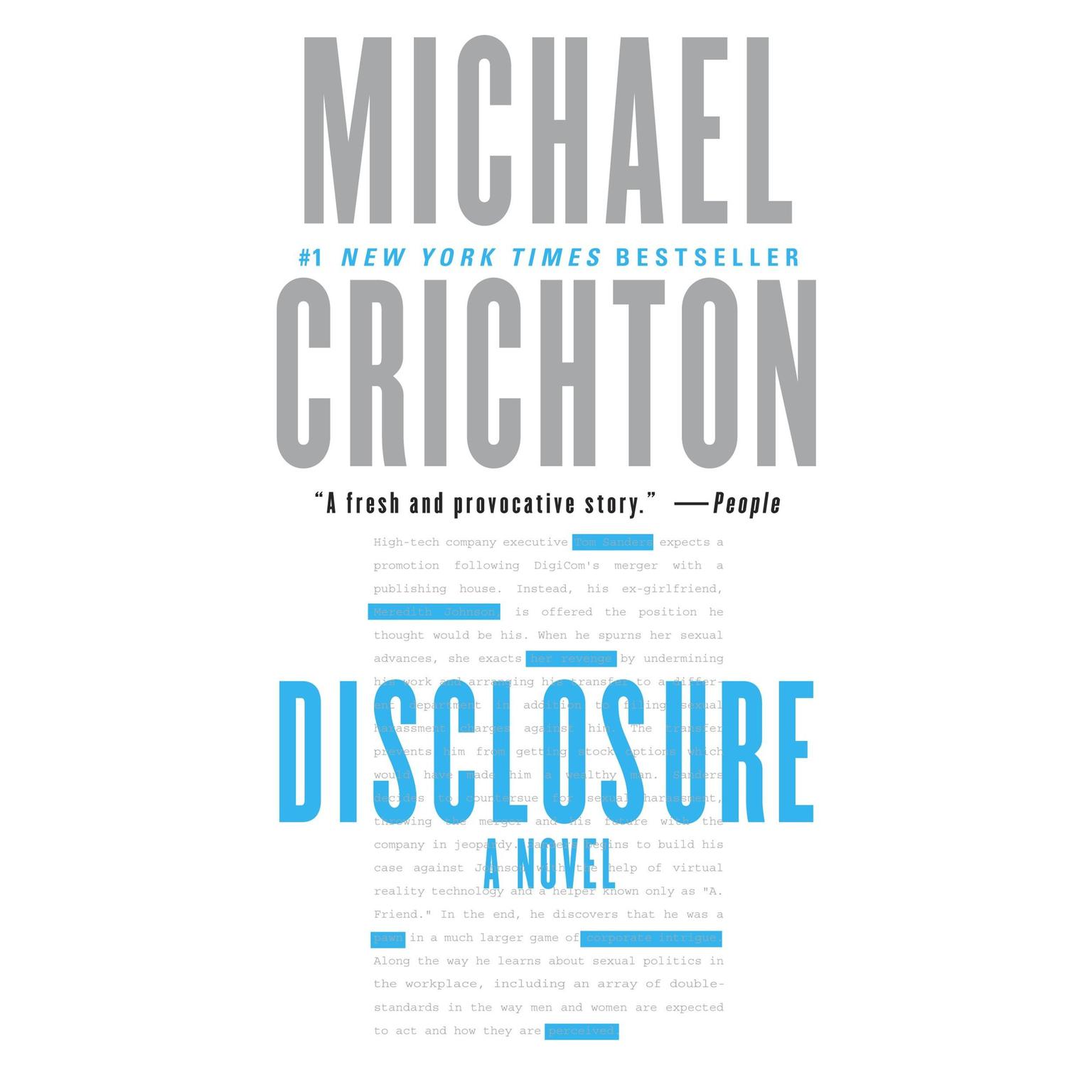 Disclosure (Abridged) Audiobook, by Michael Crichton