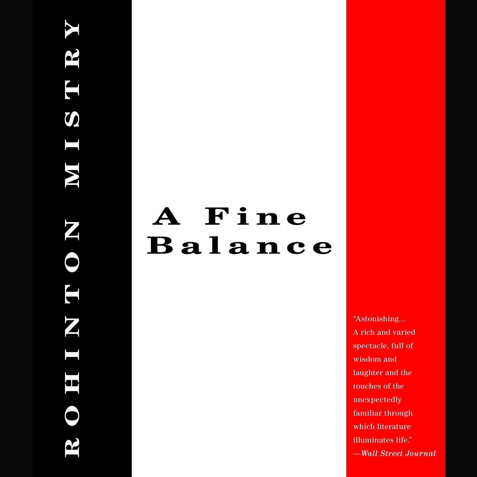 A Fine Balance (Abridged) Audiobook, by Rohinton Mistry