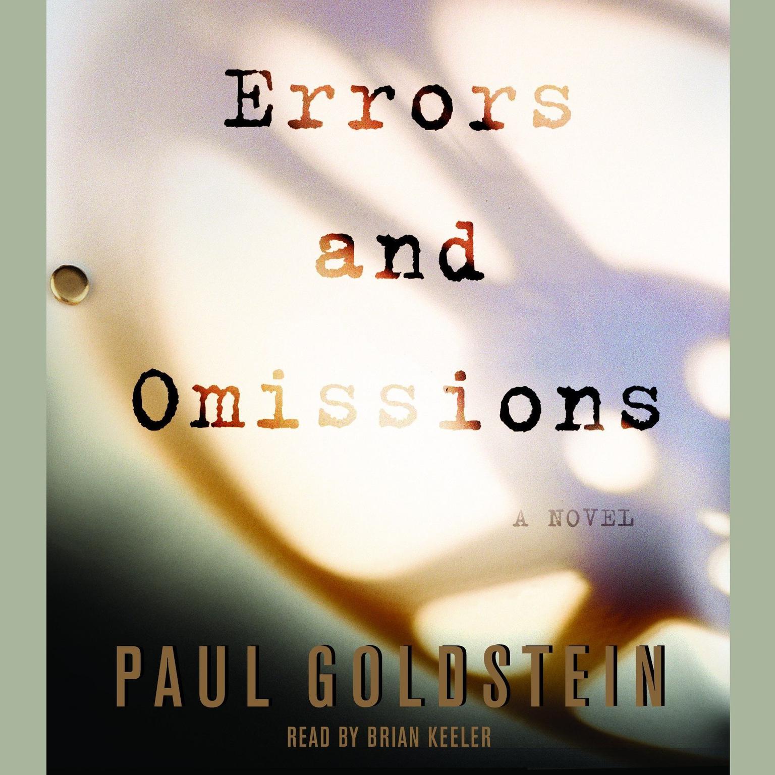 Errors and Omissions (Abridged) Audiobook, by Paul Goldstein
