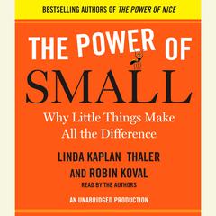 The Power of Small: Why Little Things Make All the Difference Audiobook, by Linda Kaplan Thaler