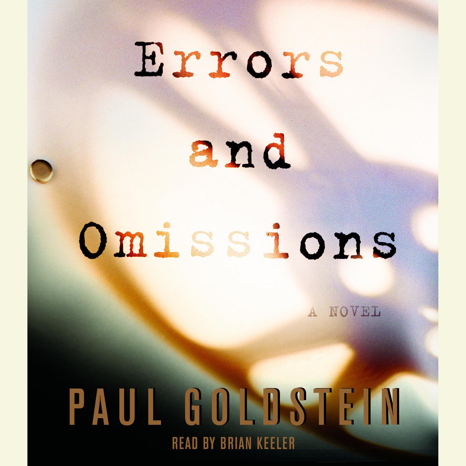 Errors and Omissions Audiobook, by Paul Goldstein