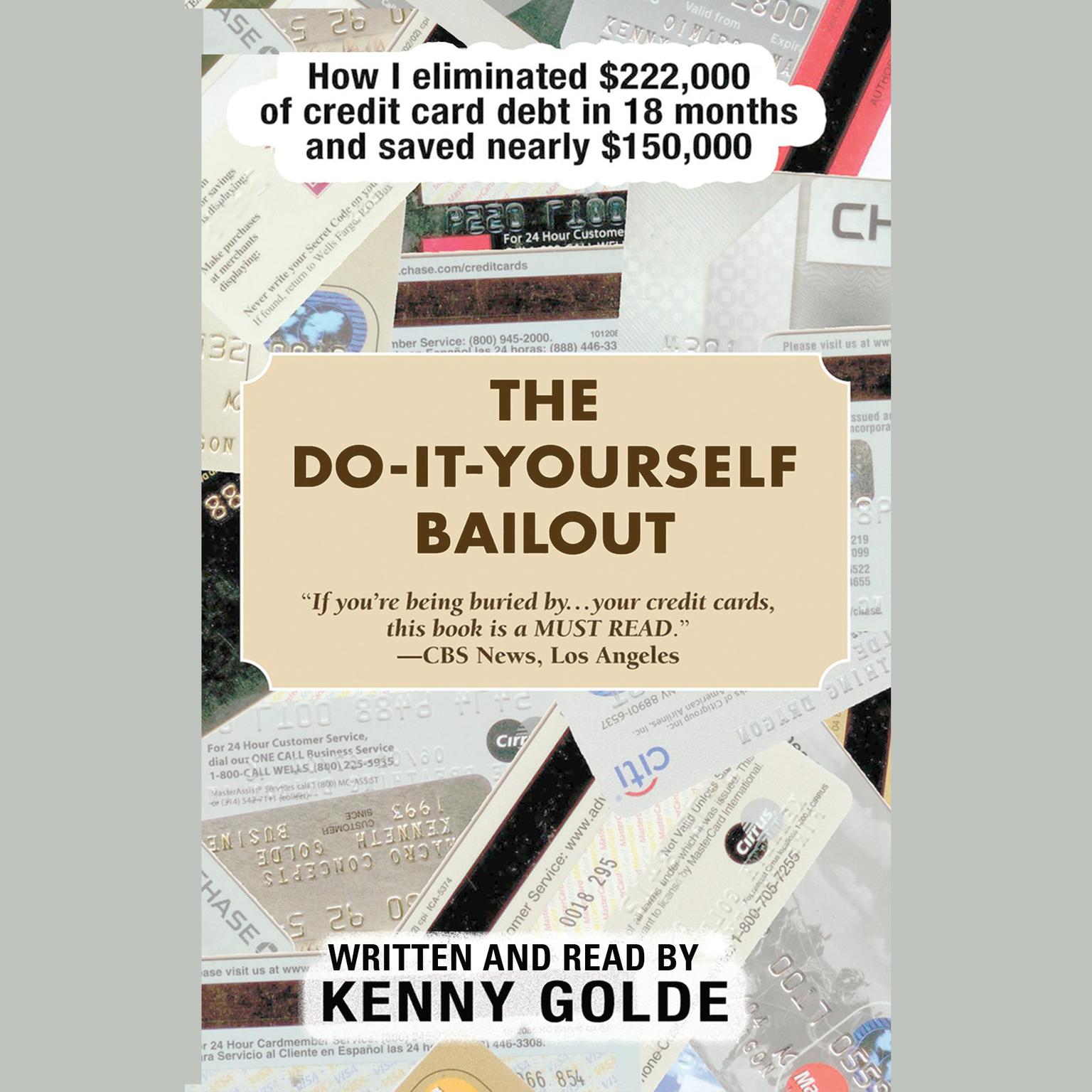 The Do-It-Yourself Bailout: How I Eliminated $222,000 of Credit Card Debt in Eighteen Months and Saved Nearly $150,000 Audiobook, by Kenny Golde