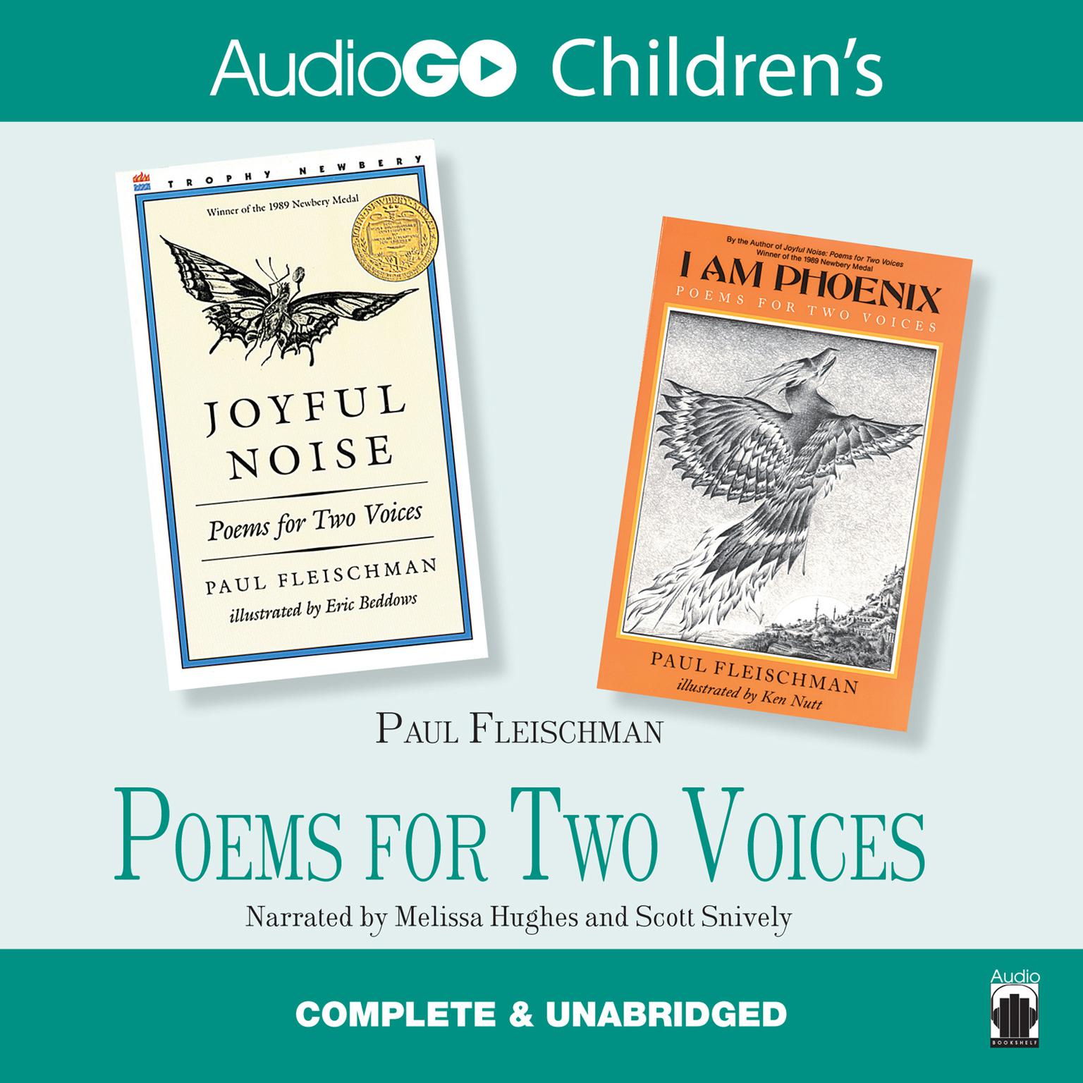 Poems for Two Voices: Joyful Noise and I Am Phoenix Audiobook, by Paul Fleischman