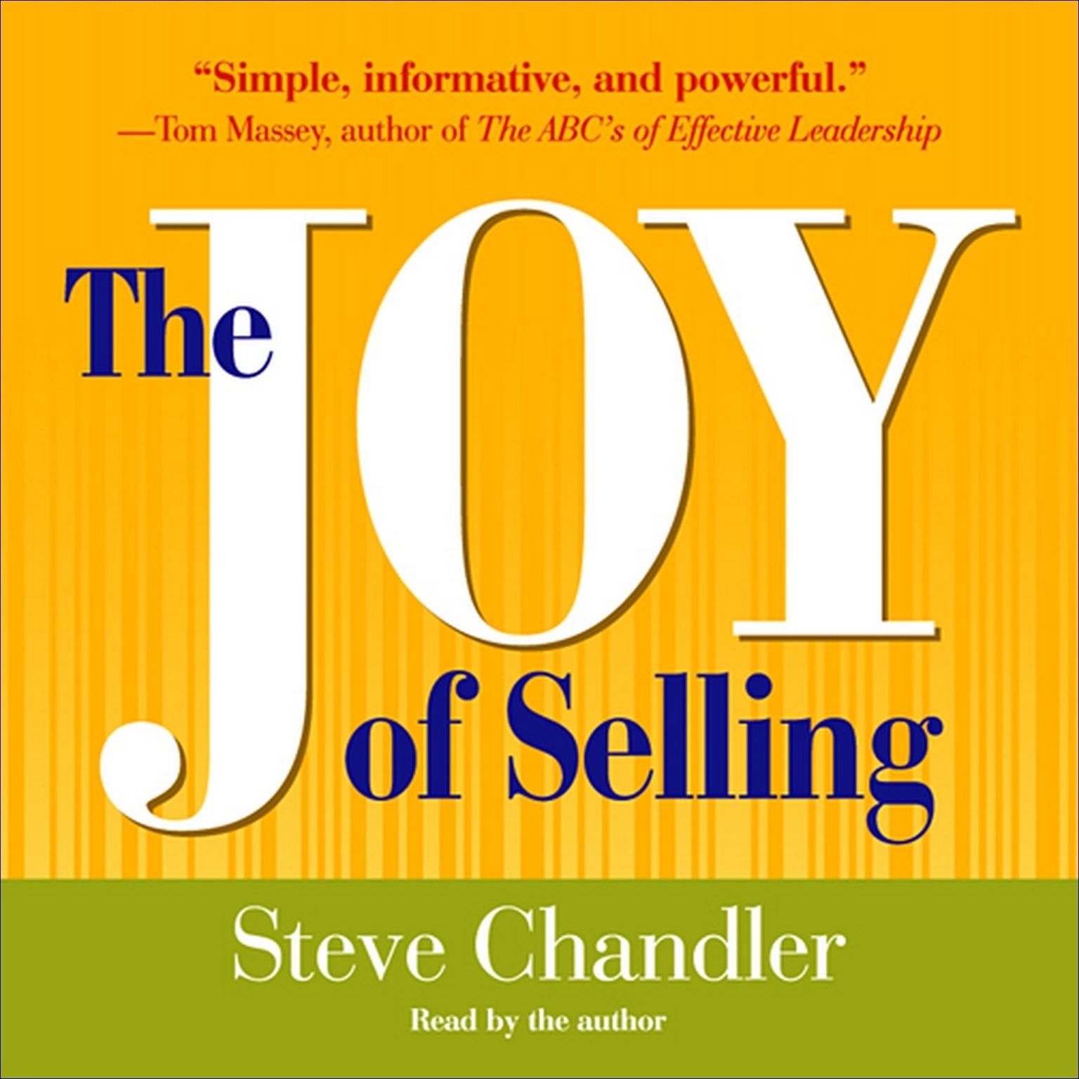 The Joy of Selling Audiobook, by Steve Chandler