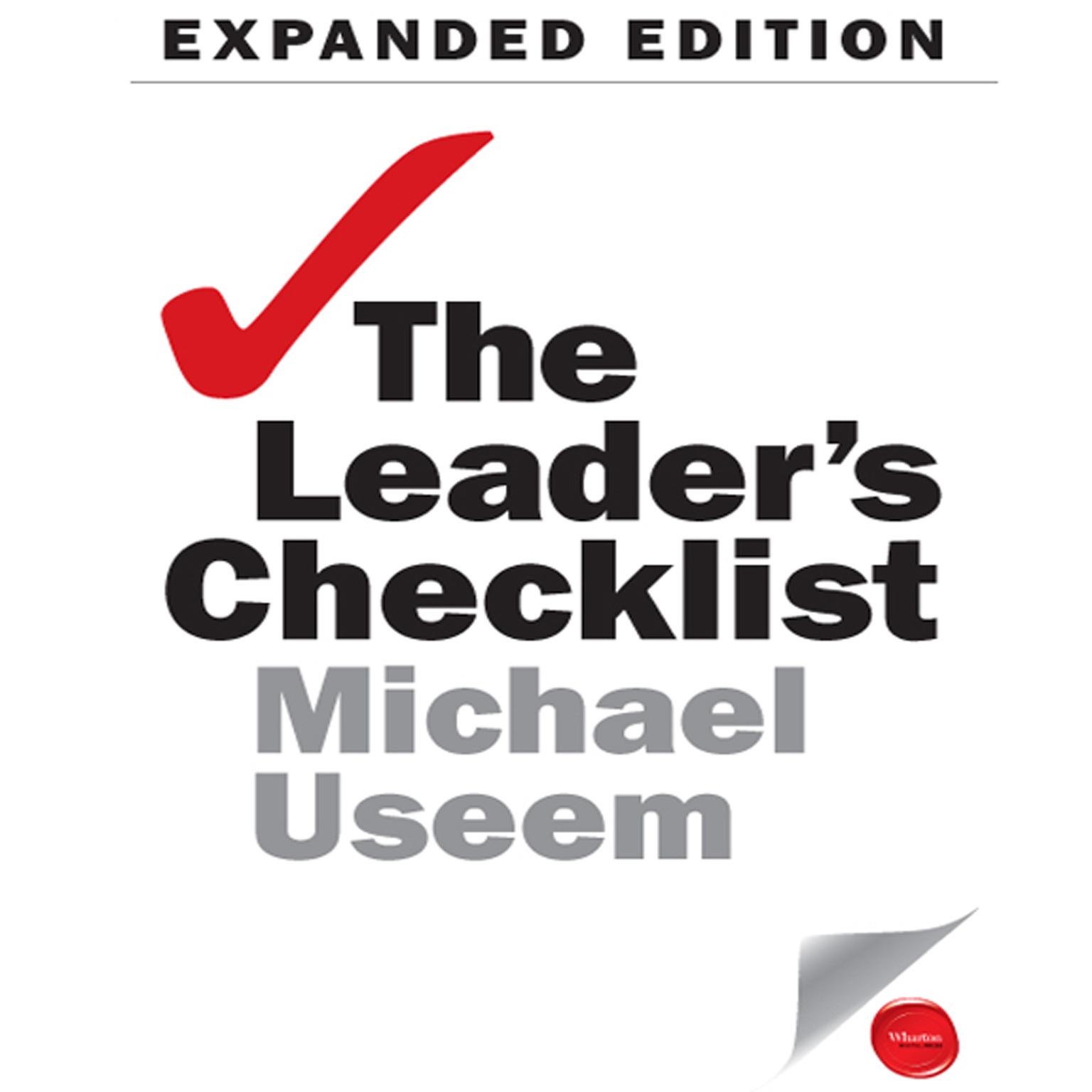 The Leaders Checklist Expanded Edition: 15 Mission-Critical Principles Audiobook, by Michael Useem