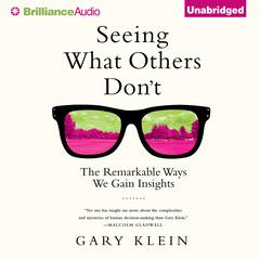 Seeing What Others Don't: The Remarkable Ways We Gain Insights Audiobook, by Gary Klein