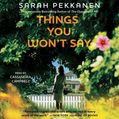 Things You Won't Say: A Novel Audiobook, by Sarah Pekkanen