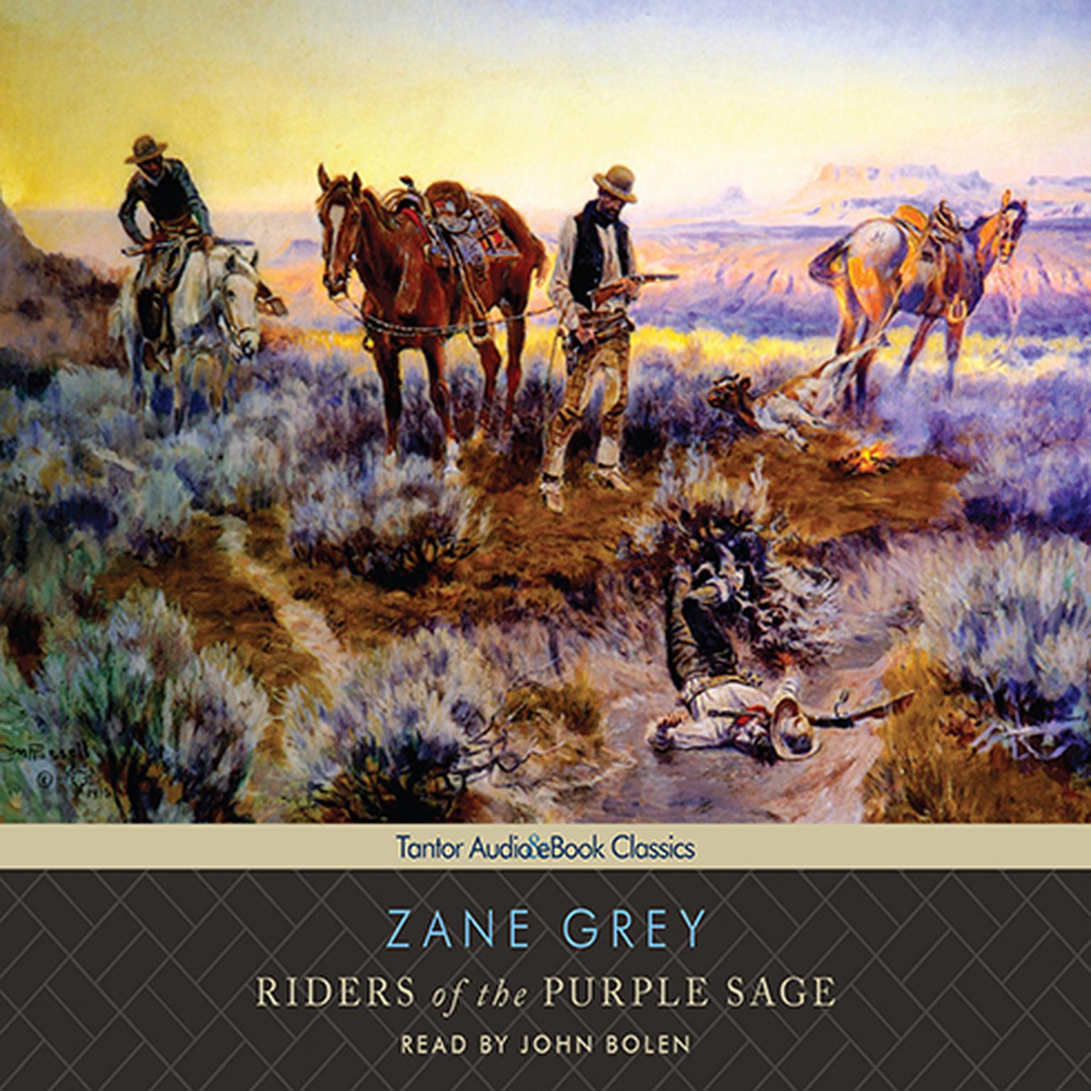 Riders of the Purple Sage, with eBook Audiobook, by Zane Grey