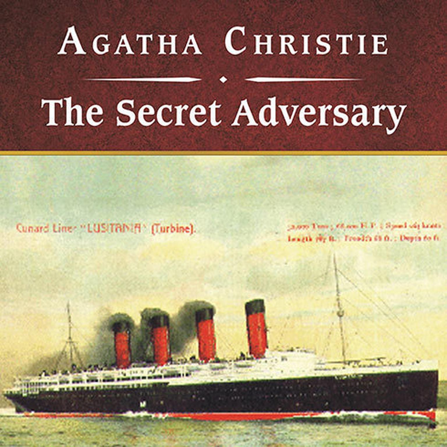 The Secret Adversary, with eBook Audiobook, by Agatha Christie