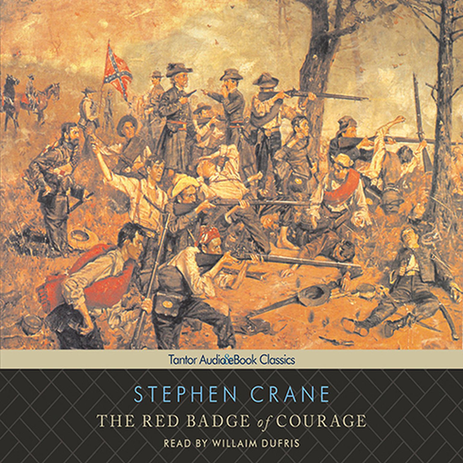 The Red Badge of Courage, with eBook Audiobook, by Stephen Crane