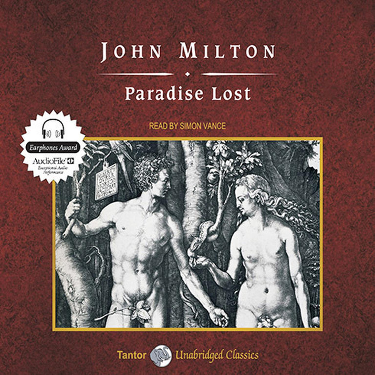Paradise Lost, with eBook Audiobook, by John Milton