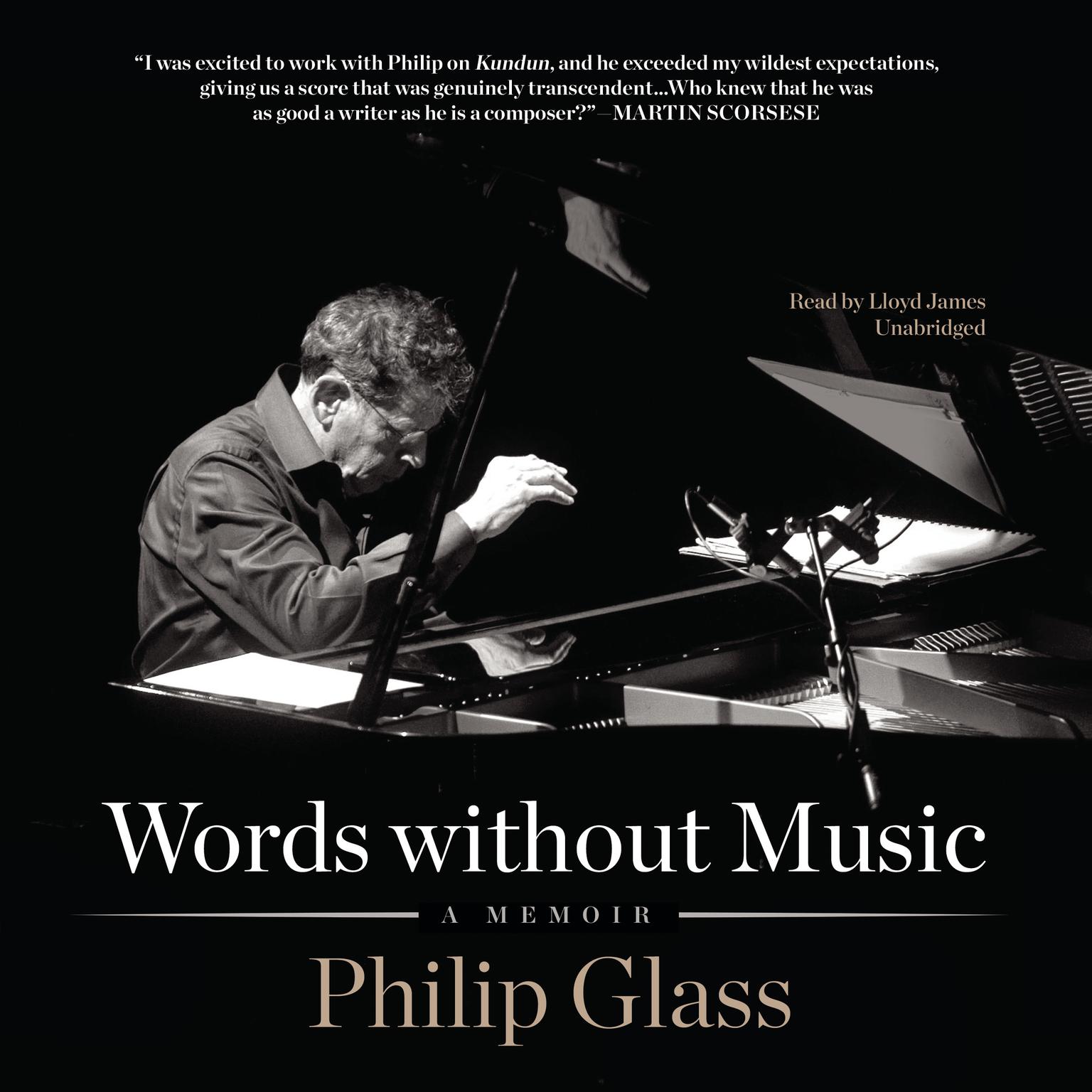 Words without Music: A Memoir Audiobook, by Philip Glass