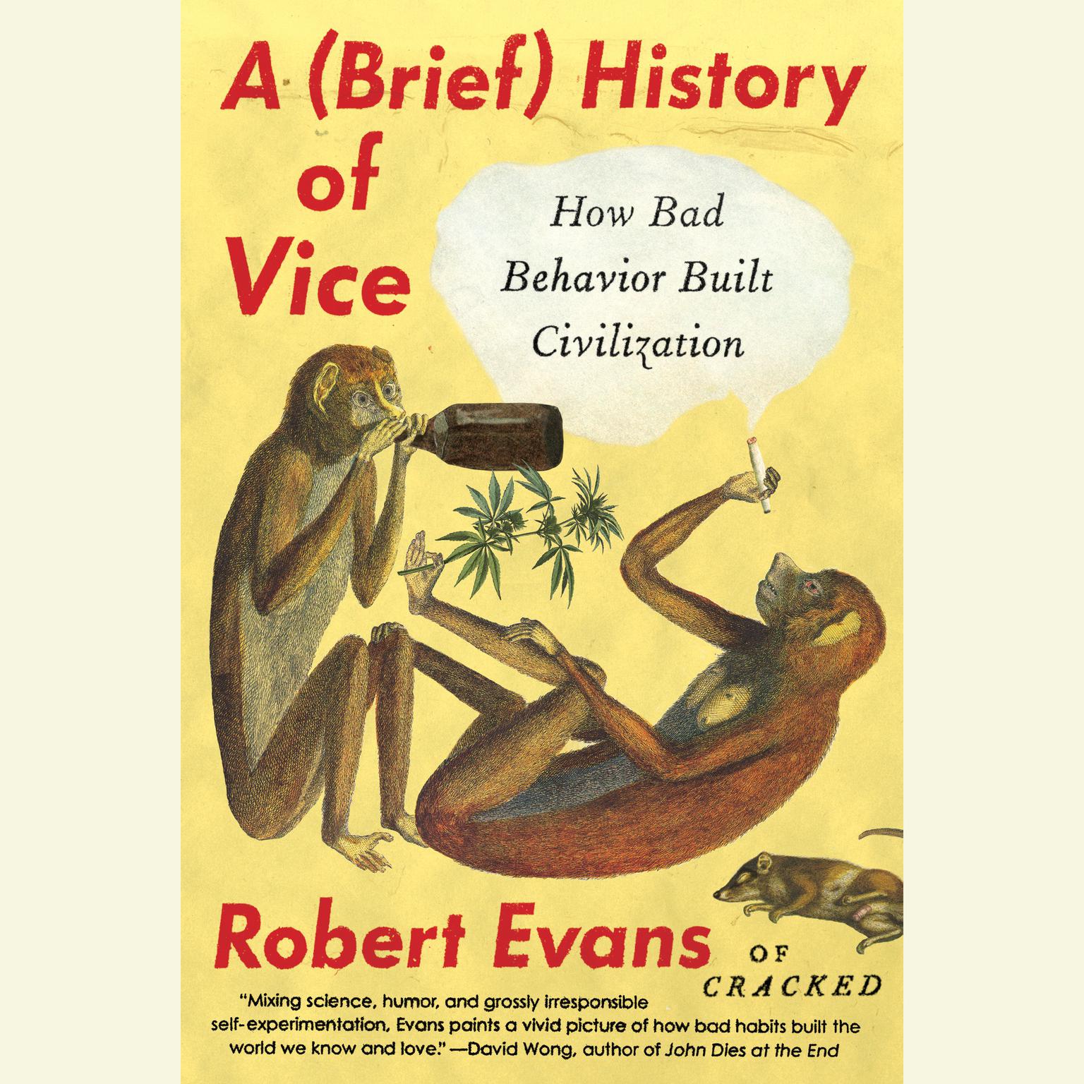 A Brief History of Vice: How Bad Behavior Built Civilization Audiobook