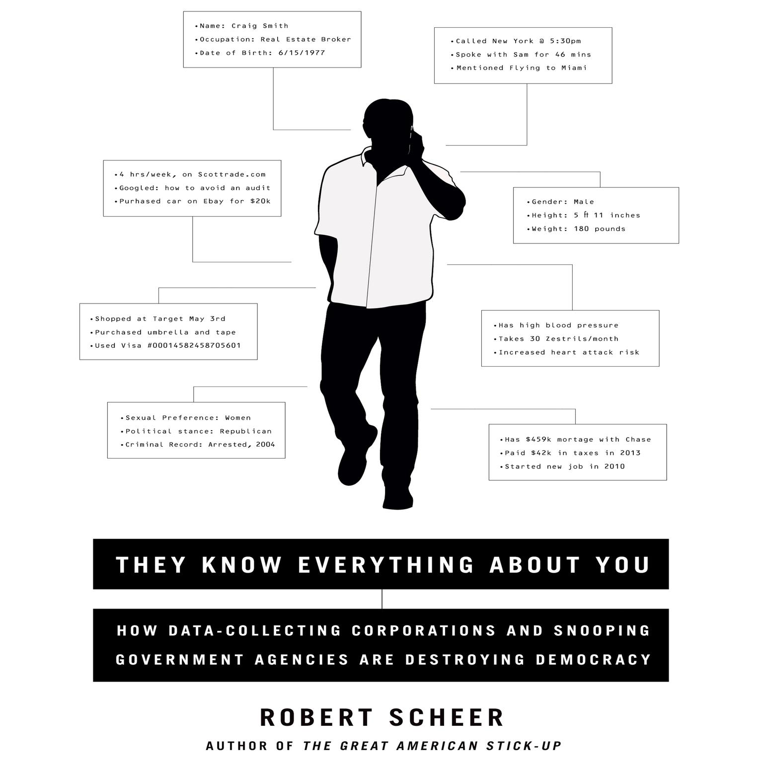 They Know Everything About You: How Data-Collecting Corporations and Snooping Government Agencies Are Destroying Democracy Audiobook, by Robert Scheer