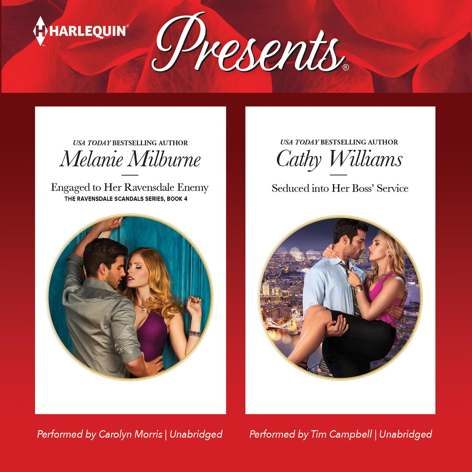 Engaged to Her Ravensdale Enemy & Seduced into Her Bosss Service Audiobook, by Melanie Milburne