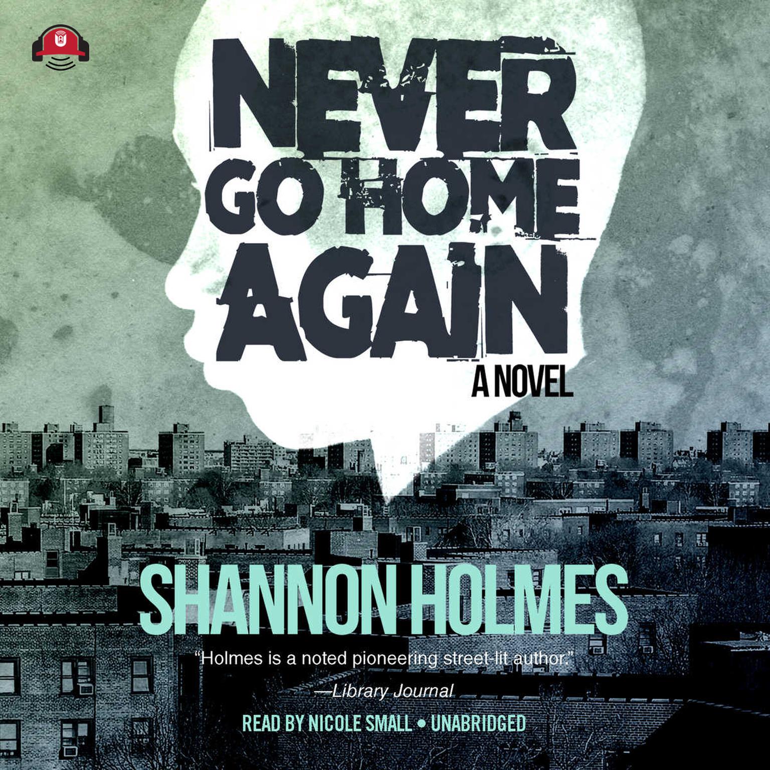 Never Go Home Again Audiobook, by Shannon Holmes