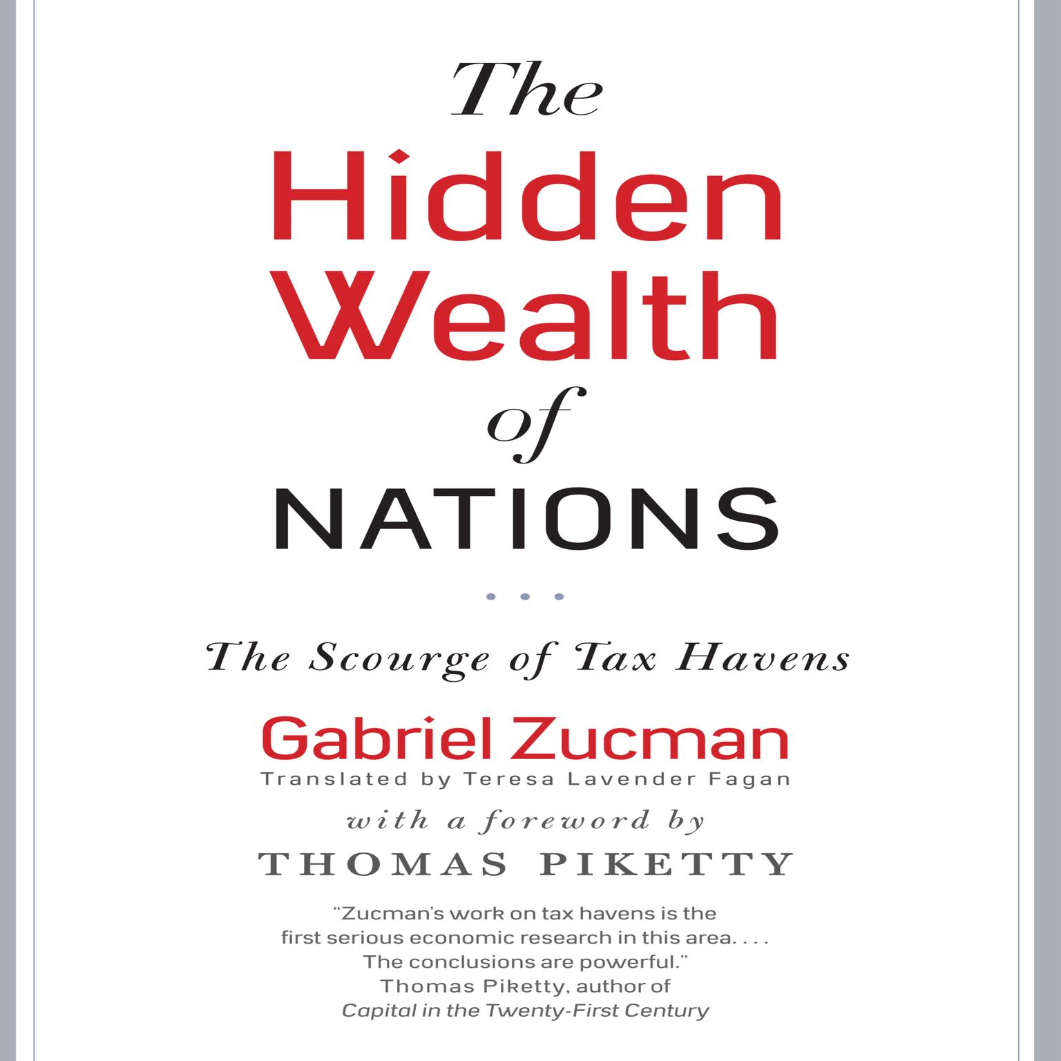 The Hidden Wealth Nations: The Scourge of Tax Havens Audiobook