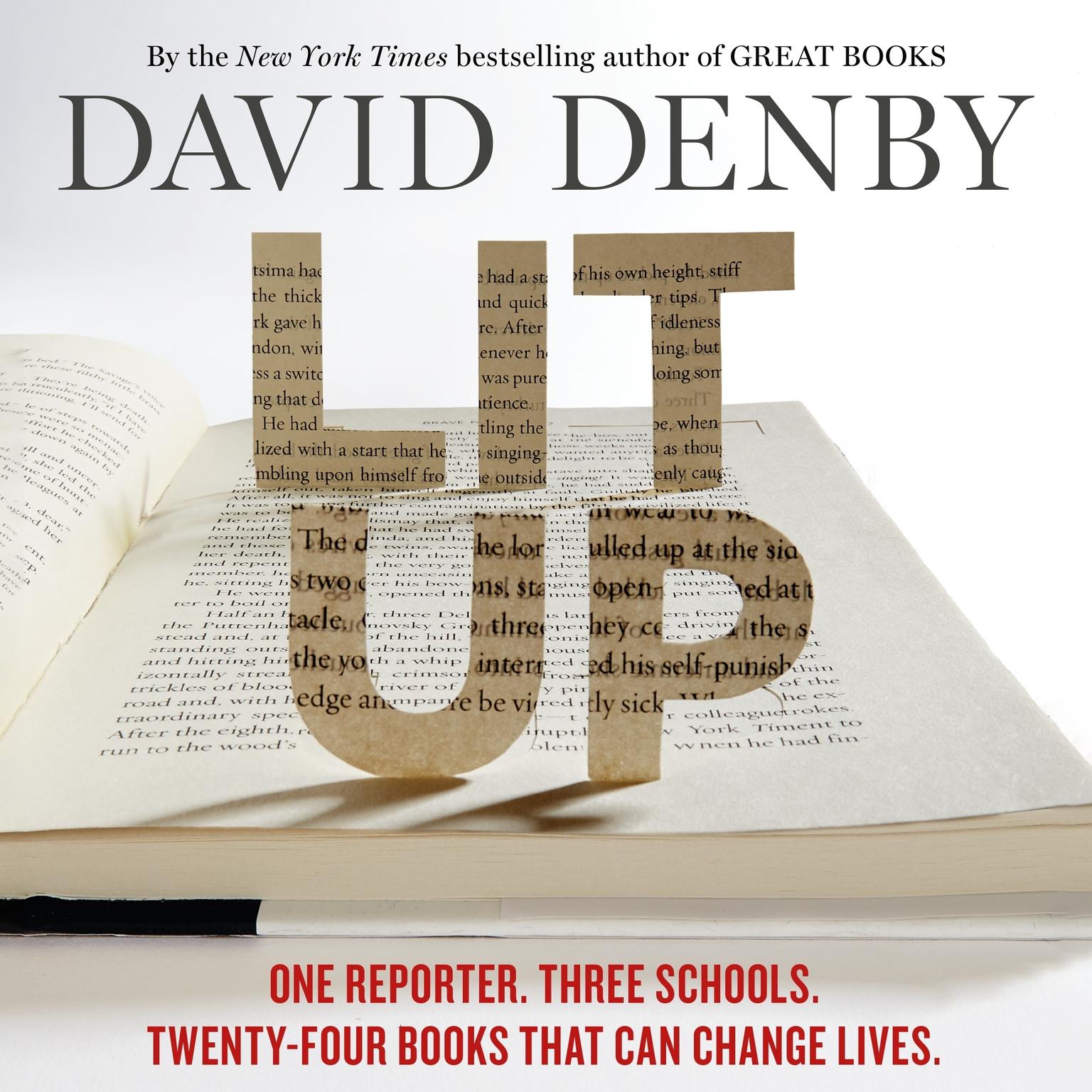 Lit Up: One Reporter. Three Schools. Twenty-four Books That Can Change Lives. Audiobook, by David Denby